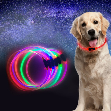 Led Dog Collar Anti-Lost Adjustable Safety Car Accident Collar For Dogs Puppies Dog Collars Leads LED Supplies Pet Products