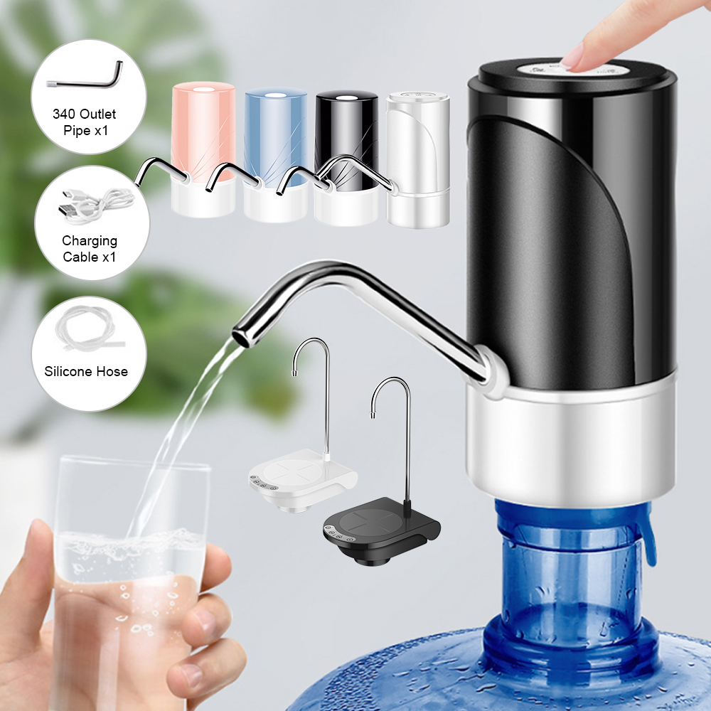 Wireless Water Pump For Bottle Portable Electric Bottle Drinking Water Pump Dispenser Hand Pump Bottled Water Usb Charging