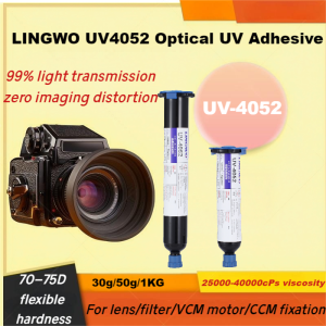 Camera module UV adhesive