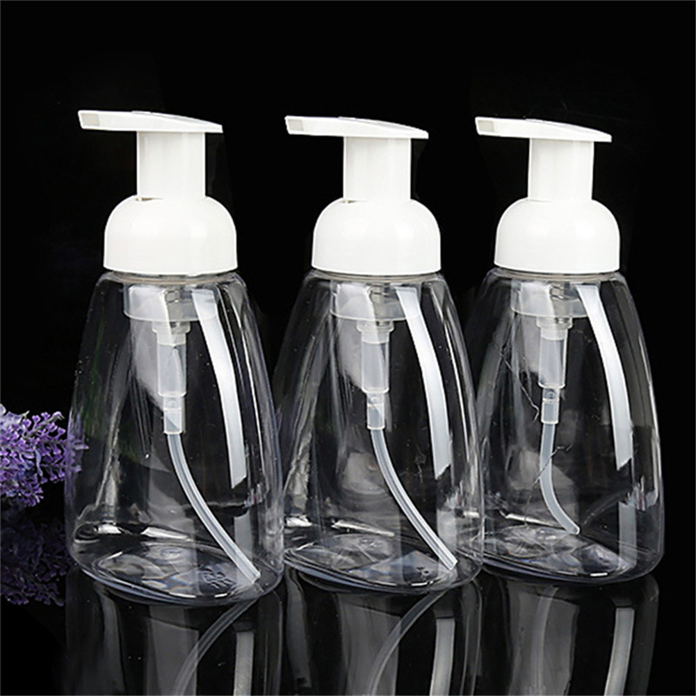 300ml PET Plastic Bottle Foam Pump Bottle Container Cleansing Mousse Bubble Flask Mini Liquid Soap Shampoo Dispenser For Travel