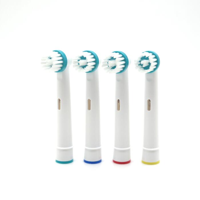 4 pcs for Oral B Original Genuine Dual Deep Clean Compatible for Cross Action Power Electric Replacement Toothbrush Heads