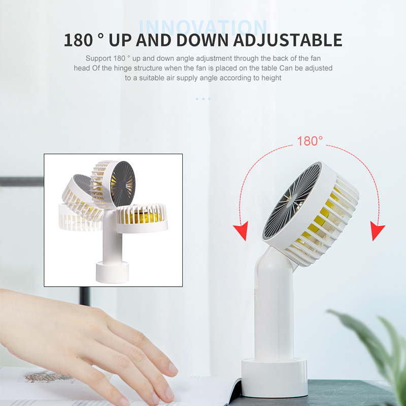 Mini USB Portable Fan 3 Speed handheld Air Cooler Electric Rechargeable Adjustable Cooling Fan for Home Office