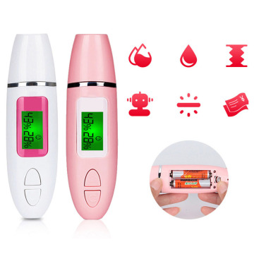 Precise Detector Skin Oil Moisture Tester LCD Digital Test Face Elastic Value Lady Beauty Tool Spa Monitor Facial Detection Pen