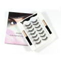 7 Pairs 25 mm Mink Magnetic Eyelashes 3D Mink Lashes Bulk Supplies Magnetic Natural 6d Eyelash 7pairs Tweezer Case