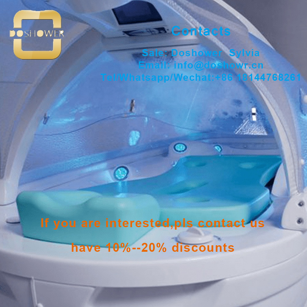 Led lights spa capsule with hydro capsule spa for oxygen spa capsule