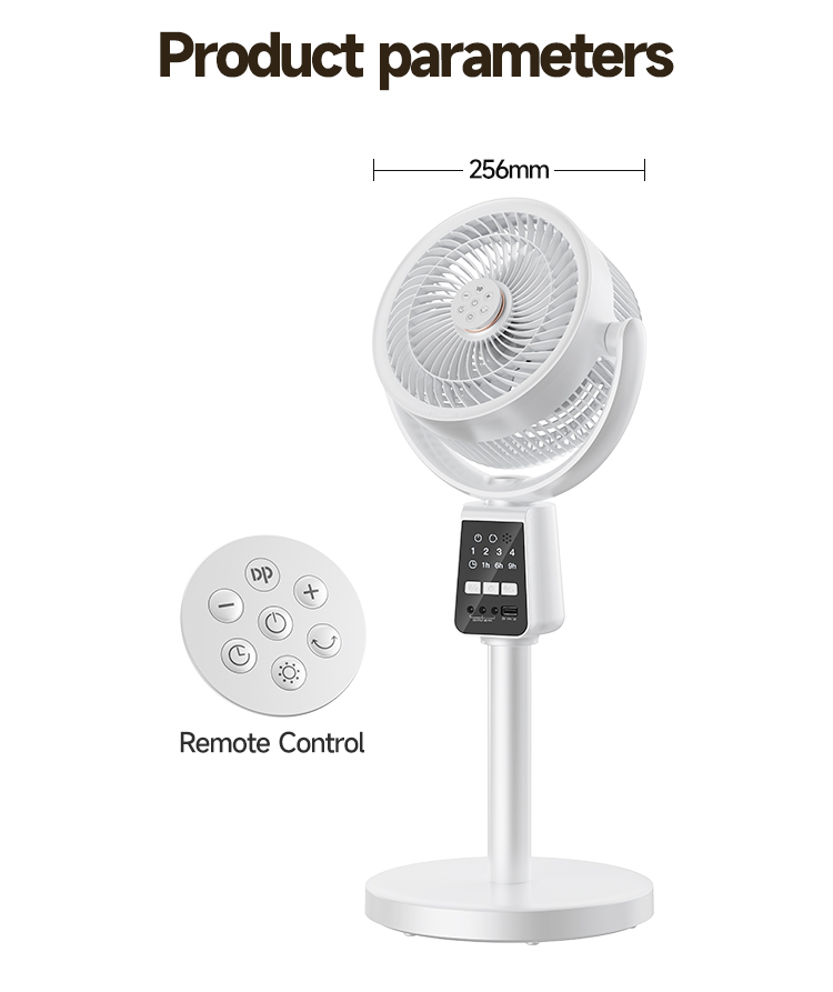7‘’ Rechargeable Standing Remote Fan 7641A-detail-11