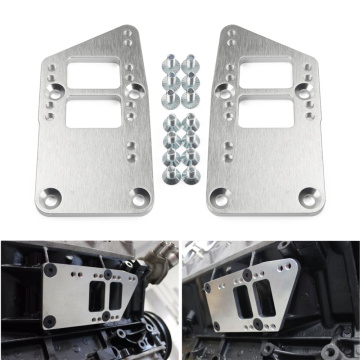NEW High Quality LS Engine Mounts Billet Aluminum LS Swap Kit LS Adapter Plates Kit LS2 LS3 LS6 for Chevelle Camaro Nova