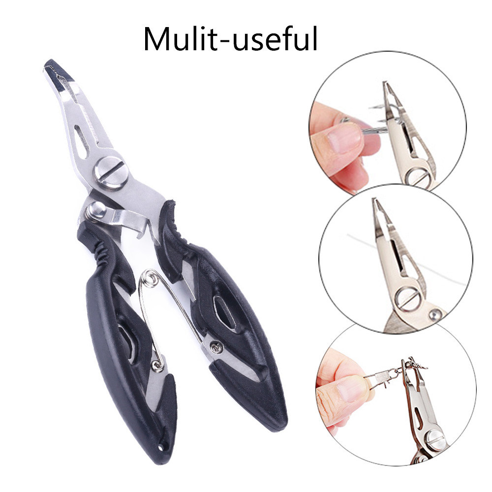 Zacro Fishing Plier Scissor Braid Line Lure Cutter Hook Remover Tackle Tool Cutting Fish Use Tongs Scissors Fishing Pliers