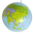 40CM Inflatable World Globe Teach Education Geography Toy PVC Map Balloon Beach Ball Kids Toys Blow Up Inflatable Globe Toy