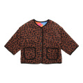 2020 Winter Mother Daugher Double Wear Leopard Print Thick Warm Boys Girls Kids Jacket Outwear Family Matching Outfits Clothes