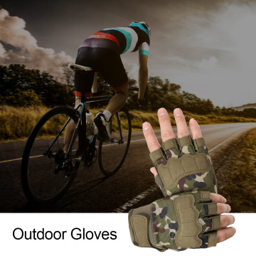 Outdoor Tactical Fingerless Gloves Military Army Shooting Hiking Hunting Climbing Cycling Riding Airsoft Half Finger Gloves