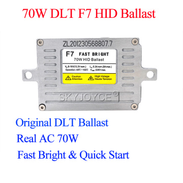AC 70W DLT HID Ballast F7 Fast Bright Ballast Reactor For Car Headlight HID Conversion Kit Xenon H1 H7 H11 70W HID Slim Ballast