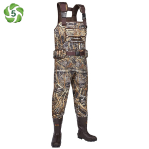 Mens hunting waders thinsulation rubber boots