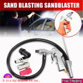 Sandblasting Gun 7Pcs Abrasive Air Sand Blasting Gun Kit Sandblasting Machine Nozzle Tube Rust Remove for Sandblast Cabinets2019