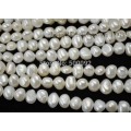 lots of 10 strands 6*6-8mm white genuine fresh water pearl wholesale