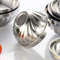 ChaoZhou stainless steel Lily bowls pasta bowls