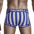 TAUWELL Men Boxer Briefs Sexy Underwear Striped Panties Low waist Male Underwear Boxer Shorts 2020 New Designed