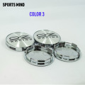 4PCS/lot 8 COLORS 68MM OZ Racing Car Wheel Center Hub Caps Car Refitted Emblem Logo Dust-Proof Cover