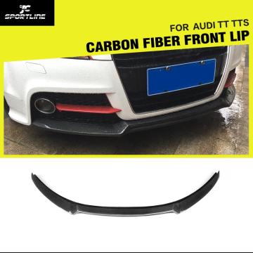 Carbon Fiber / FRP Front Bumper Lip Spoiler Splitters for Audi TT Coupe 2013 - 2014 TTS 2008 - 2013 Car Styling