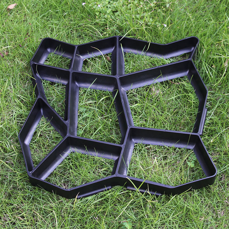 Home Garden Diy Paving Mould Manually Road Path Maker Concrete Floor Road Stepping Driveway Stone Path Maker Paving Molds
