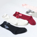 2021 Baby Summer Clothing New Kids Toddlers Girls Big Bow Knee High Long Soft Cotton Lace Baby Socks Bowknot Cotton Socks