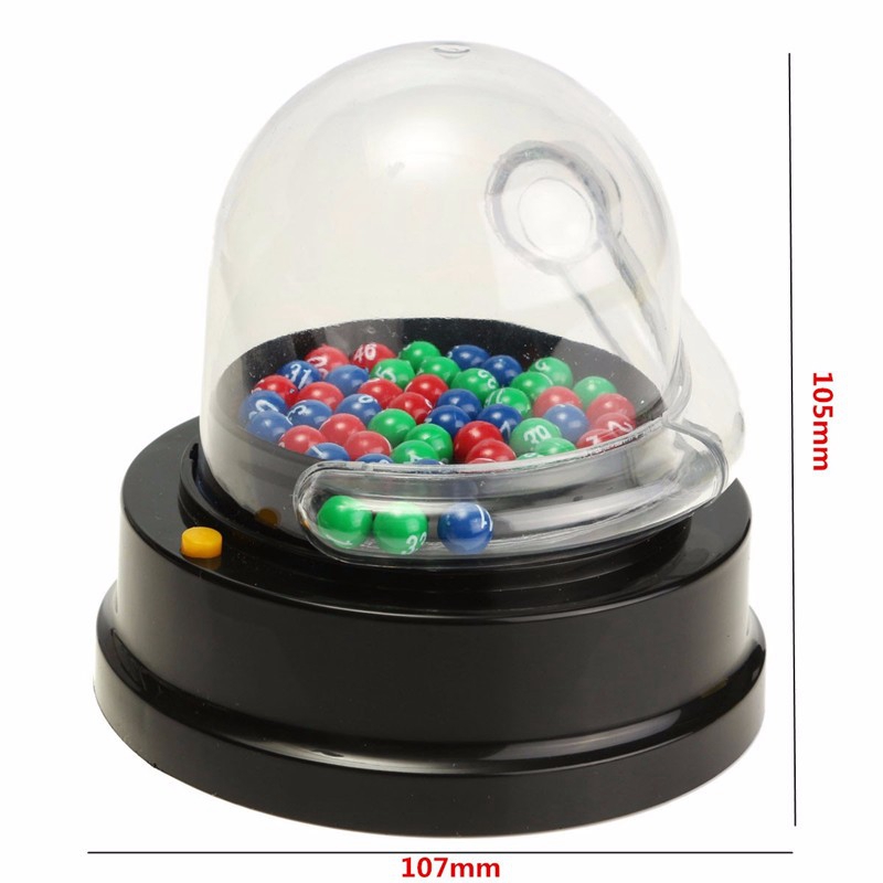 Electric Lucky Lottery Toy Number Picking Machine Mini Lottery Bingo Games Shake Lucky Ball Entertainment Board Game Party Games