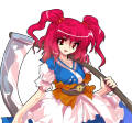 Anime Touhou Project Onozuka Komachi Cosplay Sickle Prop Game Touhou Project Cosplay Weapon Prop