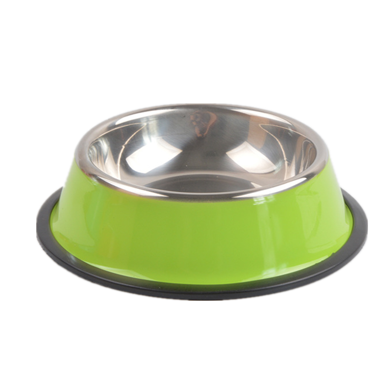 Non-slip Cat Bowls Stainless Steel Pet Food Bowl Pet Feeding Supplies Thicken Anti-fall Dog Bowl Cat Feeding & Watering Supplies