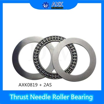 AXK0819 + 2AS Thrust Needle Roller Bearing With Two AS0819 Washers 8*19*3.5mm ( 10 Pcs) AXK0819 NTB0819 Bearings