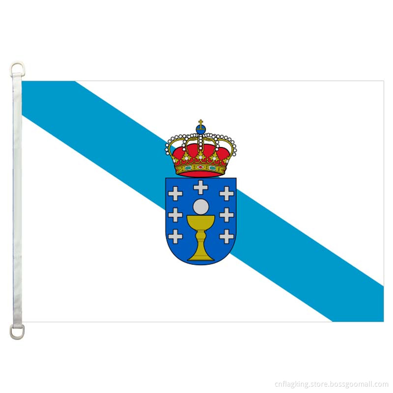 Galicia flag 90*150cm 100% polyster