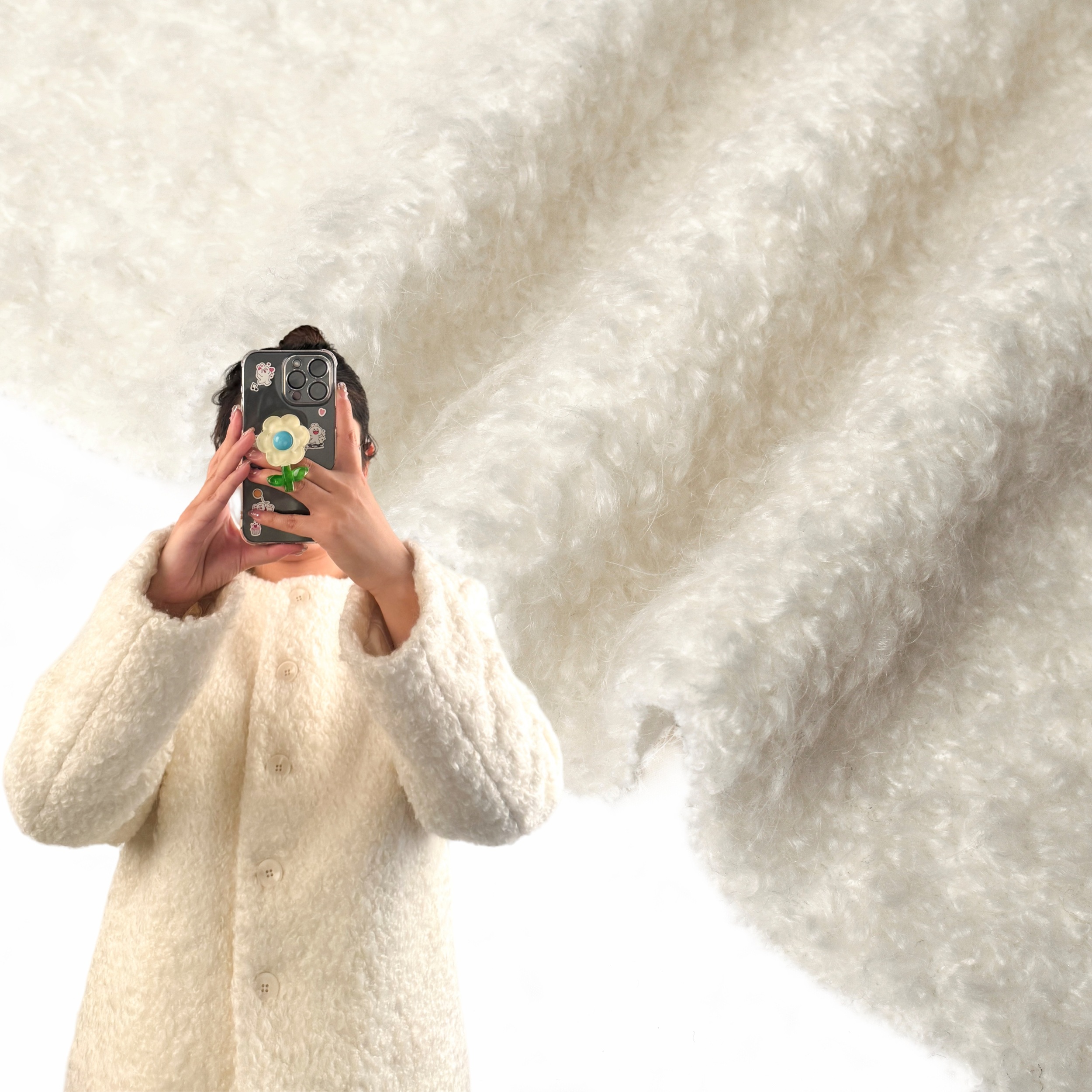 wool mohair blend fabric