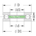 (1pcs) Axial Ball Thrust Bearing 51108 40*60*13 mm Plane thrust ball bearing