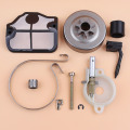 Clutch Drum Oil Pump Chain Tensioner Brake Band Kit for HUSQVARNA 142 141 137 136 36 41 Chainsaw Gas Chain Saws Spares