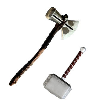 1: 1 Hammer Ax 73 cm Weapons Cosplay Role Playing Movie Thunder Hammer Ax Stormbreaker Storming Ax Figure