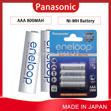 Panasonic rechargeable battery original 800mAh pre-charged 1.2v AAA nickel metal hydride battery, suitable for flash toy cameras