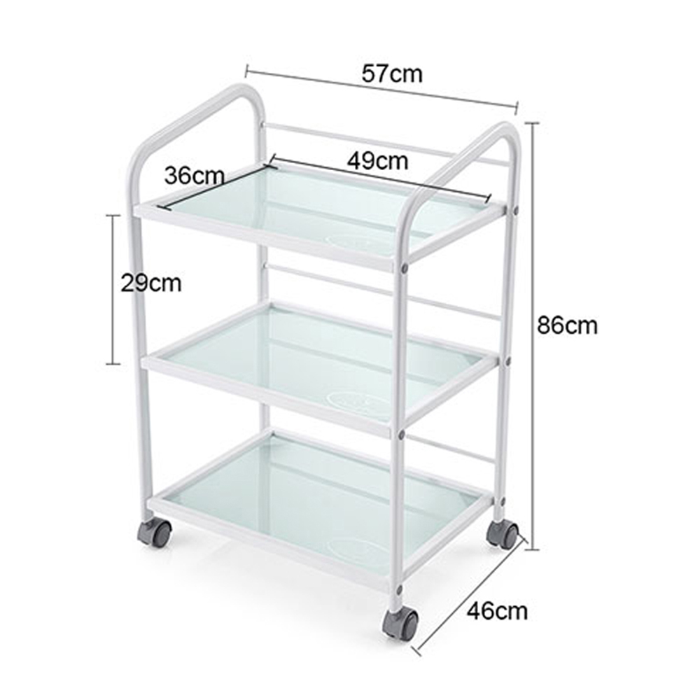 Salon Trolley Beauty Furniture Tools Table Organizer Movable Utility Cart Home Manicure Pedicure Medical Facial Trolley