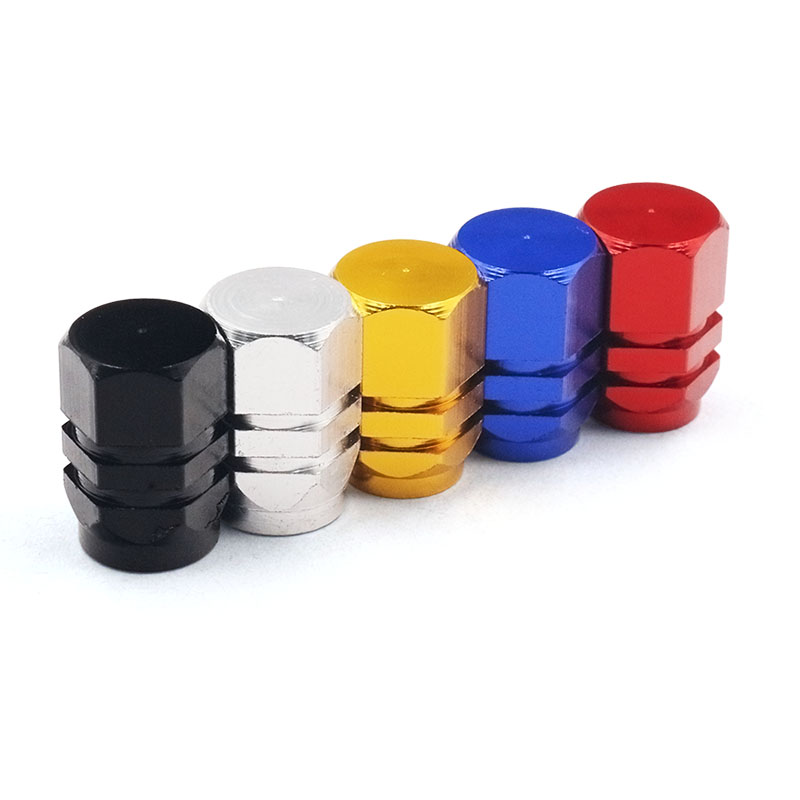 4pcs a Lot Wheel Caps Theftproof Aluminum Car Wheel Tires Valves Tyre Stem Air valve Caps Airtight Cove Levert