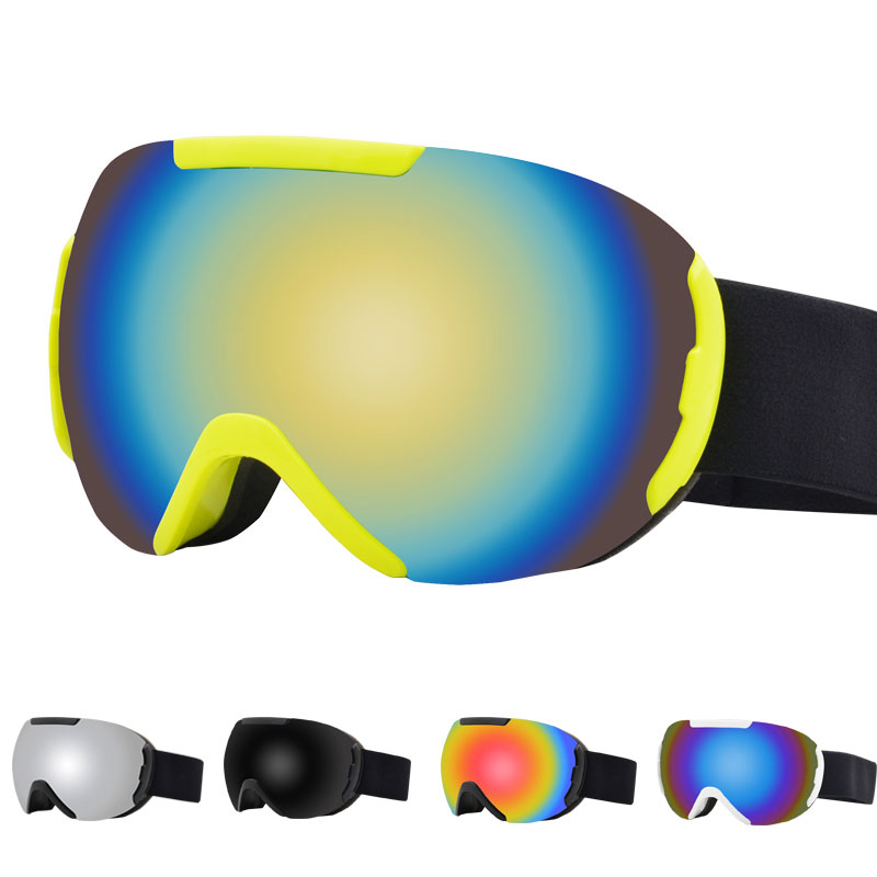 Men Women UV400 Anti-fog Double Layers Ski Goggles Lens Ski Mask Glasses Skiing Snow Snowboard Eyewear Mirror polarize Goggles