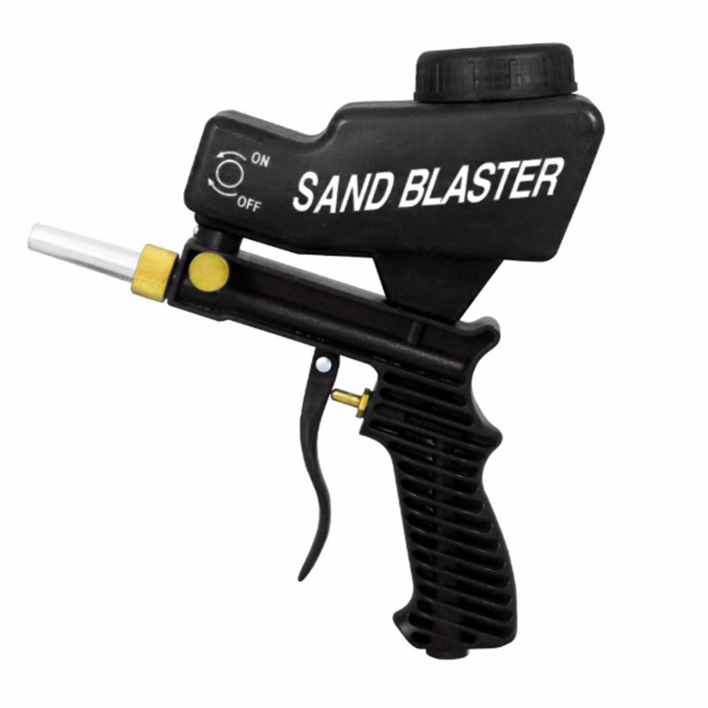 Portable Gravity Sandblasting Gun Pneumatic Sandblasting Set Rust Blasting Device Small Sand Blasting Machine Spray Gun