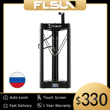 FLSUN QQ-S-PRO 3D Printer Pre-assembled 95% Large Printing Size 260*260*370mm Touch Screen Wifi Module Support SD Card HotBed