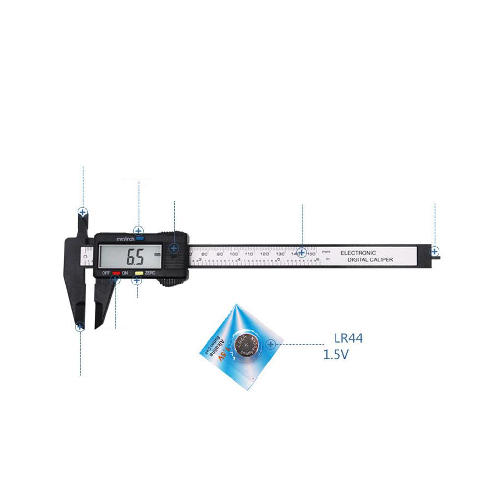 0-150mm Electronic Digital Calibrator 6inch Messschieber paquimetro measuring instrument Vernier Calipers