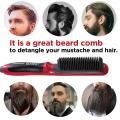 Multifunctional Men Hair Straightener Comb Irons Quick Heating Electric Straight Hair Brush Styling Beard Straightening Brush