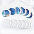 DIY Handmade Lunar Eclipse Moon Silicone Mold For Moon Planet Pendant DIY Making Finding Accessories