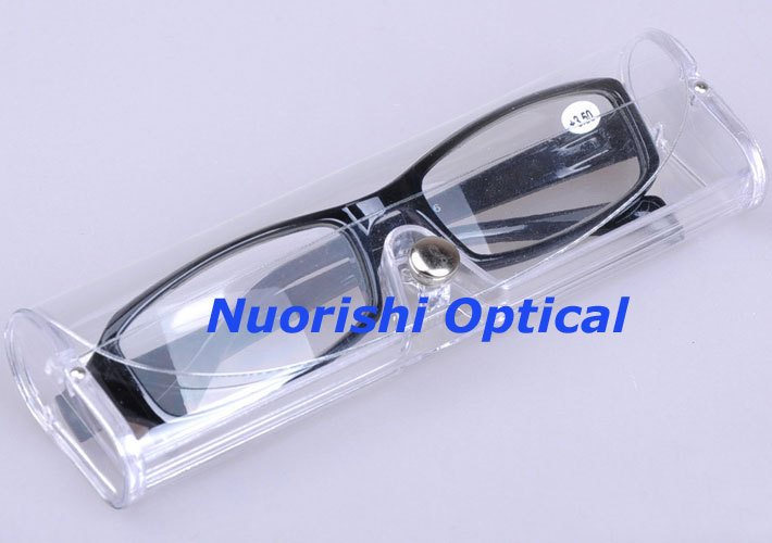 free shipping 20pcs Clear PVC Eyeglass Eyewear Reading Glasses Case Box S405
