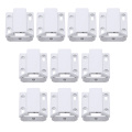 10pcs Kitchen Door Stopper Push To Open Damper Buffers Drawer Latch Door Closer For Furniture Hardware Cabinet Catch