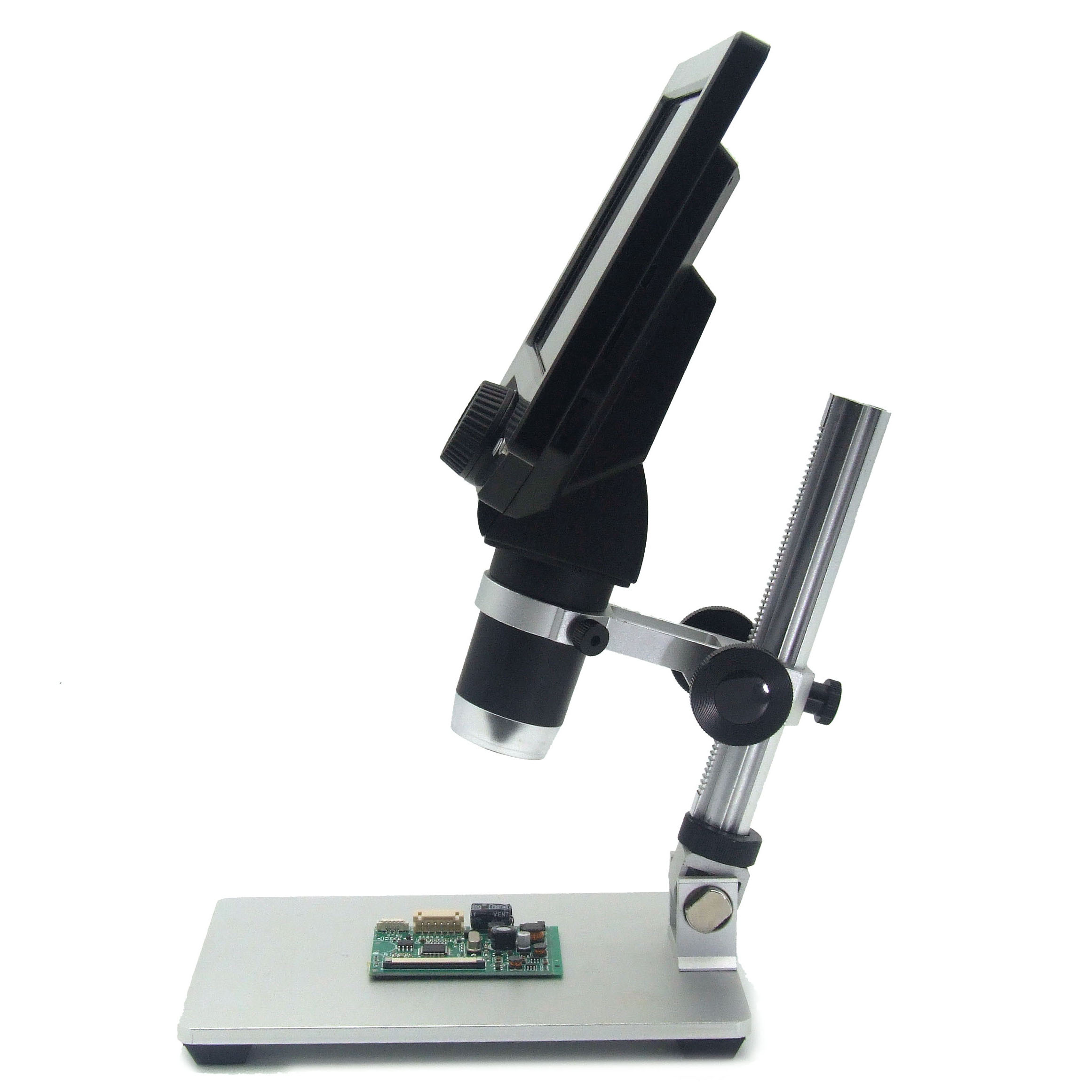 1200X 12MP HD 7" LCD Display USB Electronic Microscope Zoom Video Microscope VGA Magnifying Camera For Phone PCB DIY Soldering