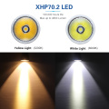 XHP70.2 Most Powerful LED Scuba Diving Flashlight 200m Underwater Torch 4000LM Waterproof XHP70 Dive Lamp Lantern Light