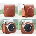 High Quality PU Leather Case Camera Shoulder Bag Cover for Fujifilm Fuji Instax Mini 70 Polaroid Camera Backpack