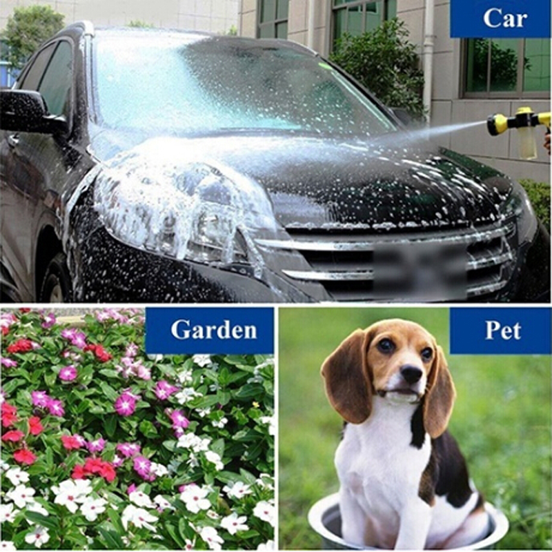 Garden Water Guns Hose Nozzle High Pressure 8 Different Spray Patterns For Watering Garden Lawns Washing Cars Showering Pets