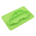 Tableware Children Food Container Placemat Dishes Infant Feeding Cup Car Shape Child Silicone Kids Feed Plate Baby Bowls Plate